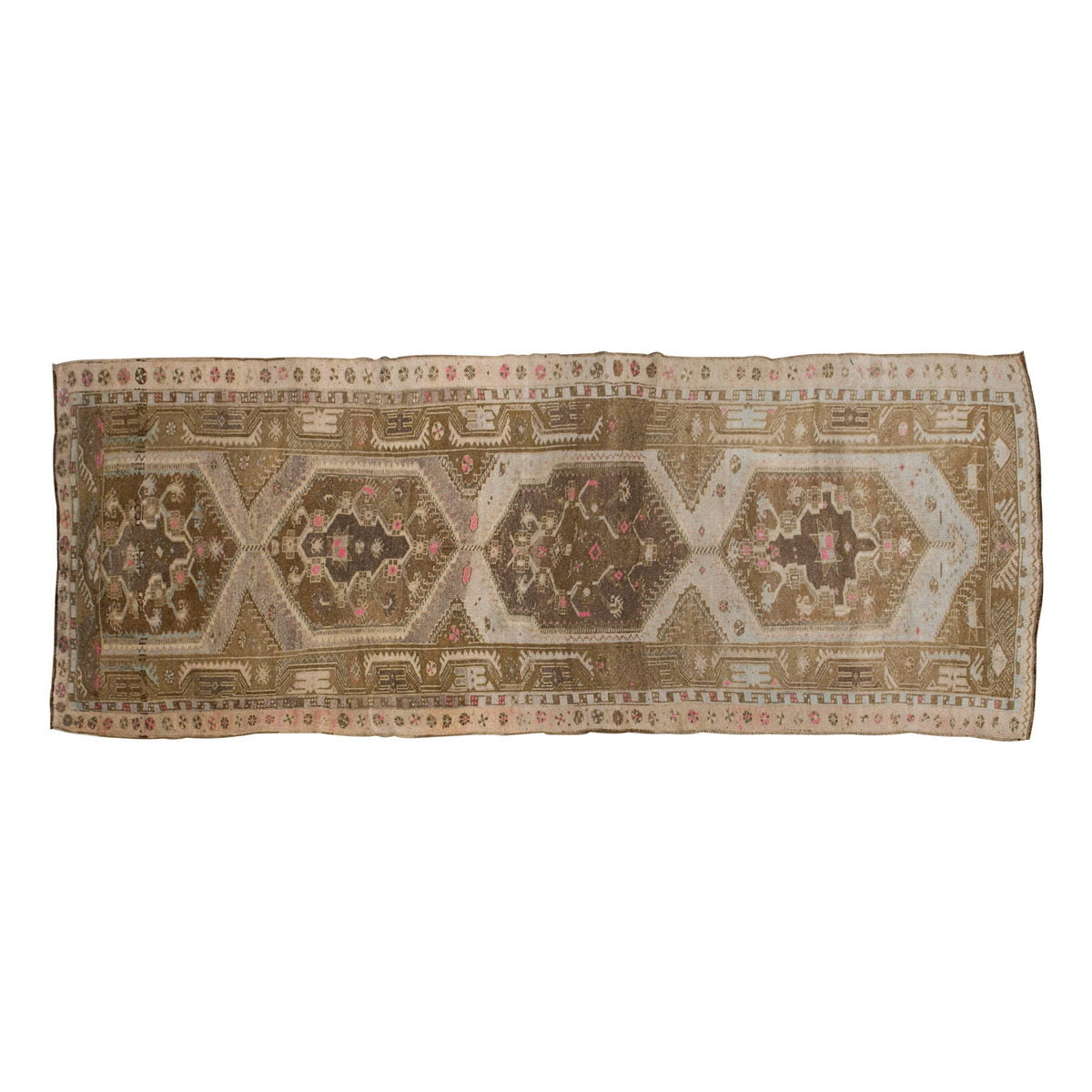 Vintage Rug 4'9" x 13'5" feet 144 x 410 cm
