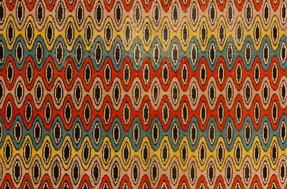 Vintage Rug 4 x 6'11 feet 122 x 210 cm