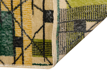 Vintage Rug 4 x 6'6" feet 123 x 198 cm
