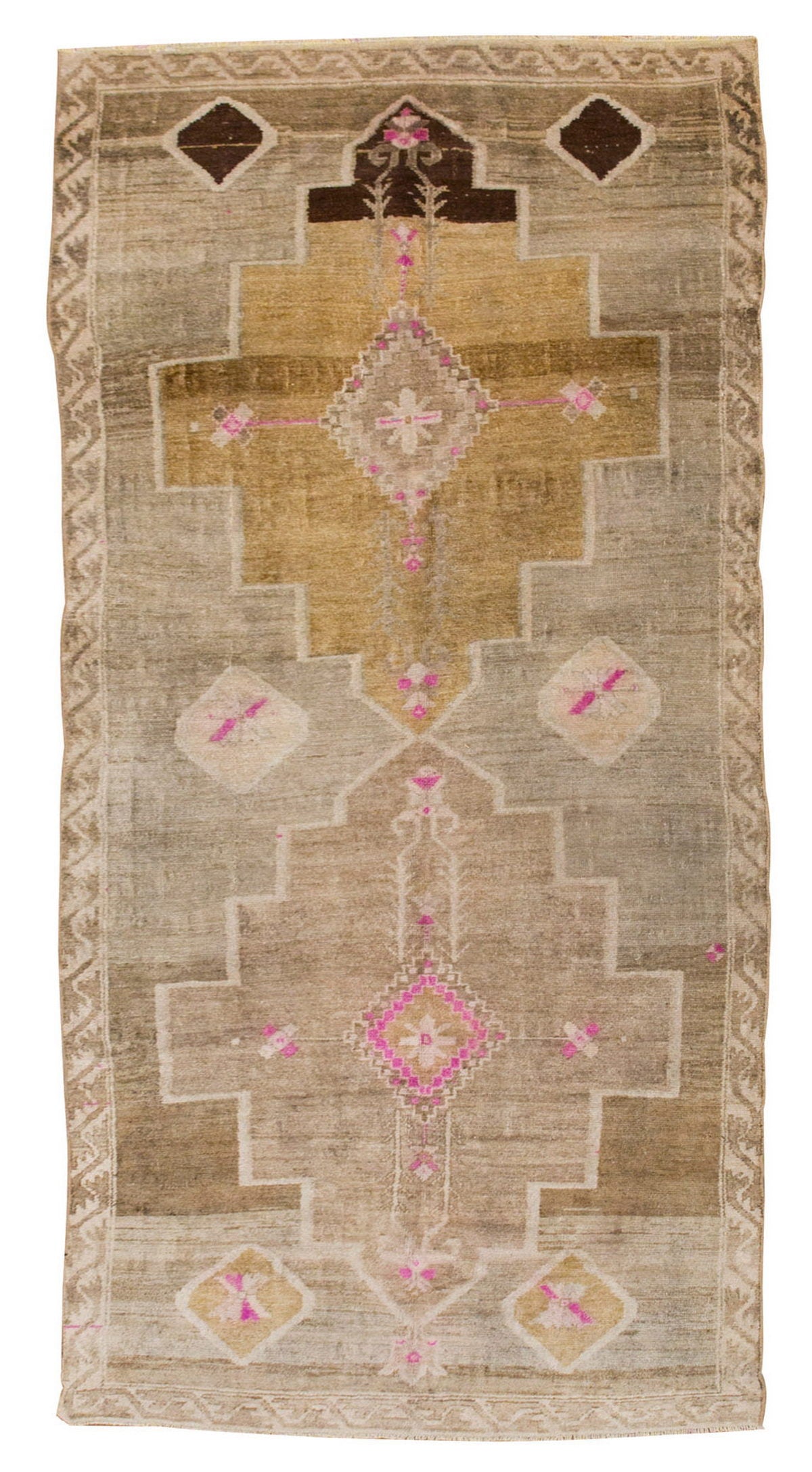 Vintage Rug 5" x 12'2" feet 154 x 370 cm