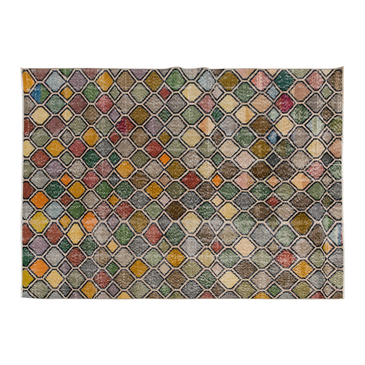 Vintage Rug 5'3" x 7'9" feet 160 x 237 cm