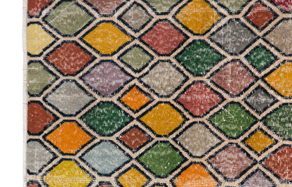 Vintage Rug 5'3" x 7'9" feet 160 x 237 cm