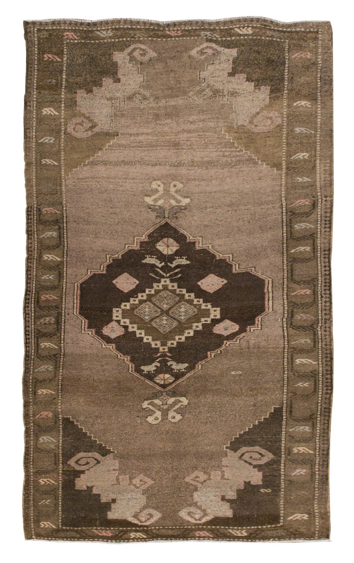 Vintage Rug 6" x 11'3" feet 184 x 342 cm