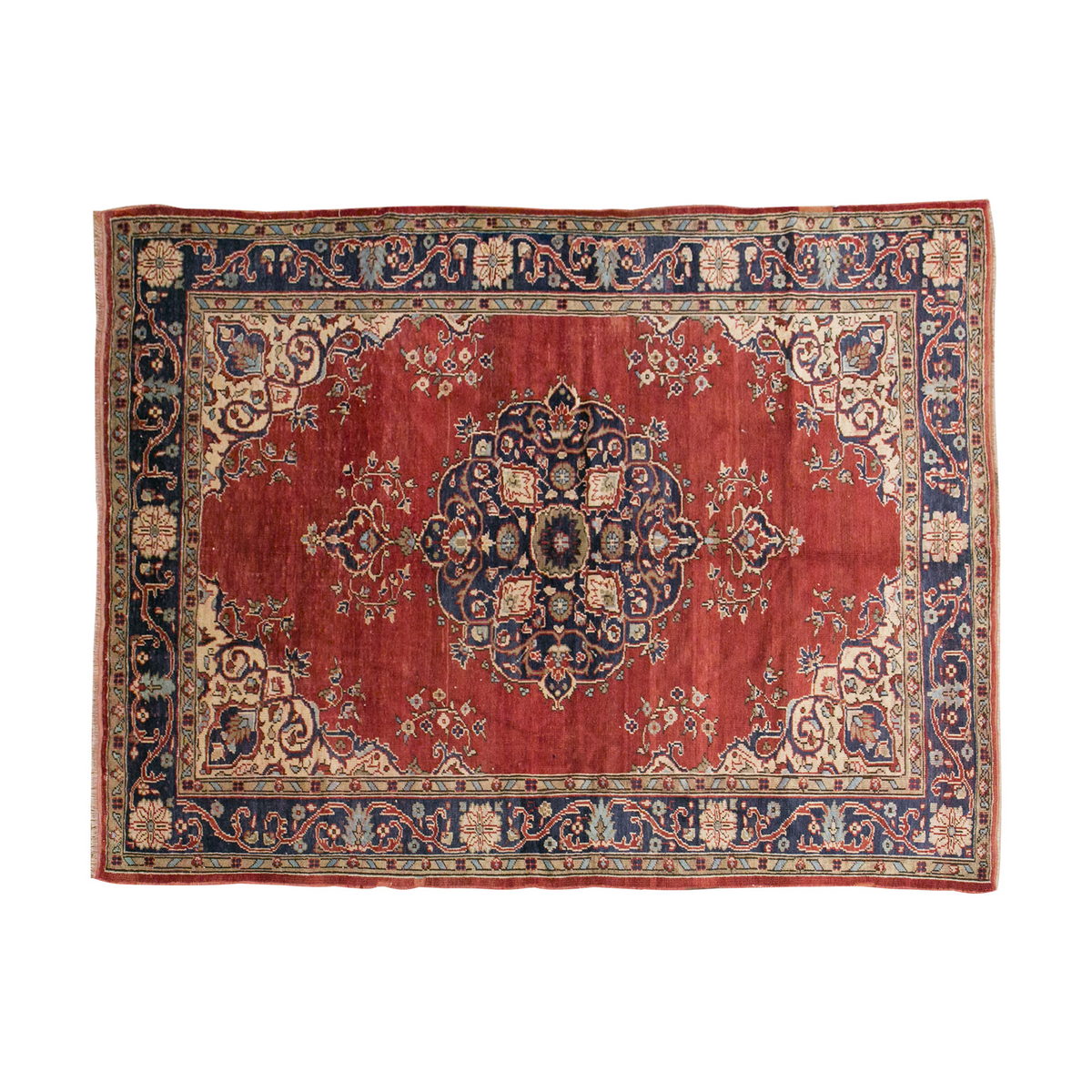 Vintage Rug 6'7" x 8'6" feet 200 x 260 cm