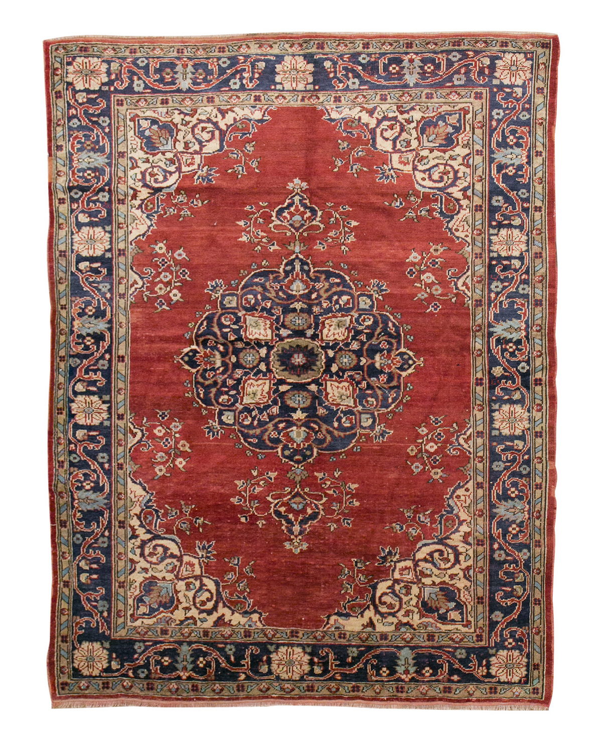 Vintage Rug 6'7" x 8'6" feet 200 x 260 cm