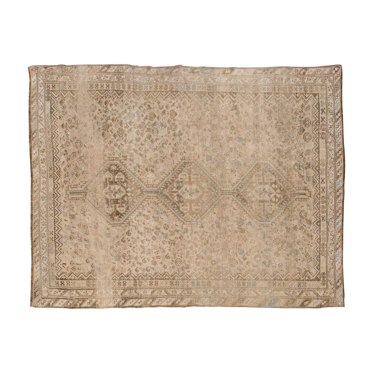 Vintage Rug 7'3" x 9'9" feet 221 x 298 cm