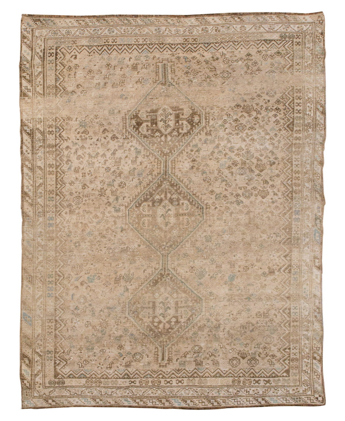 Vintage Rug 7'3" x 9'9" feet 221 x 298 cm