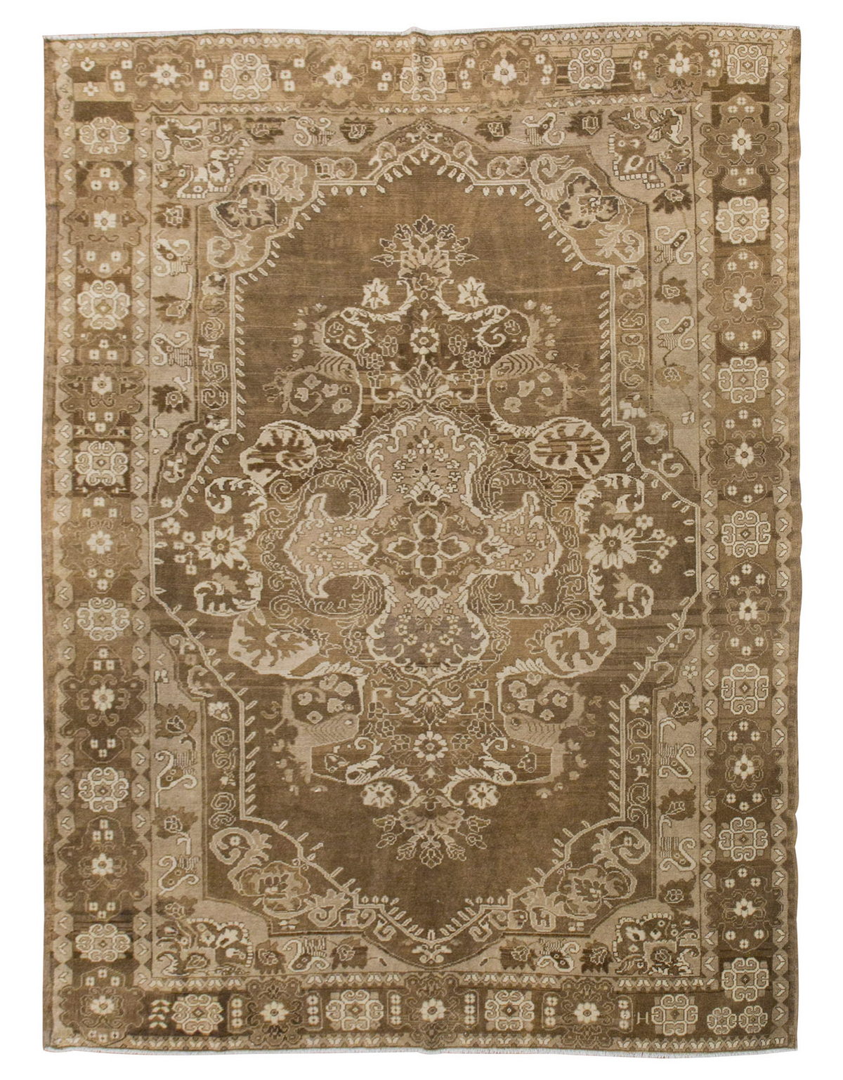 Vintage Rug 7'9" x 10'6" feet 237 x 320 cm