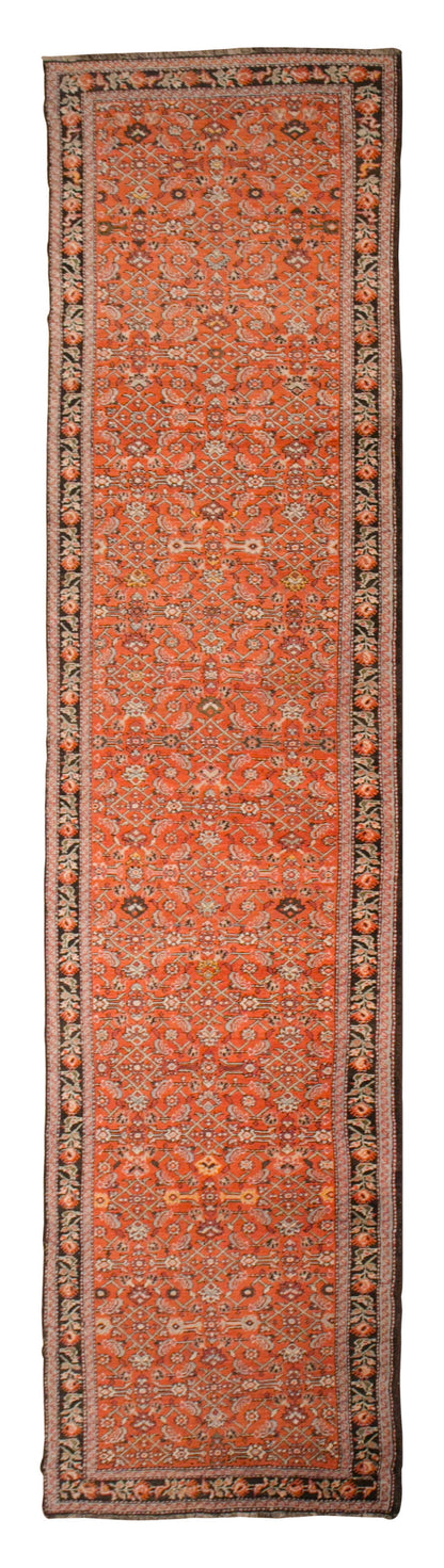 Vintage Rug Runner, 3'3x15'5  feet & 100 x 470 cm