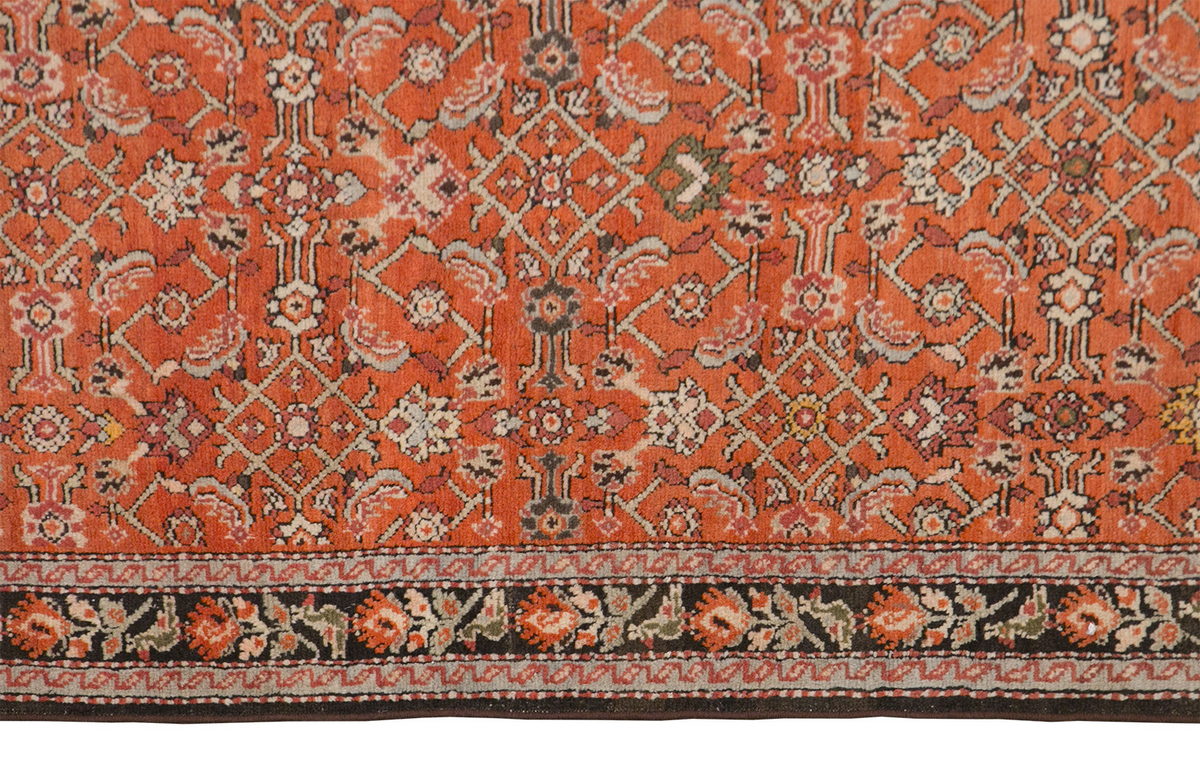 Vintage Rug Runner, 3'3x15'5  feet & 100 x 470 cm