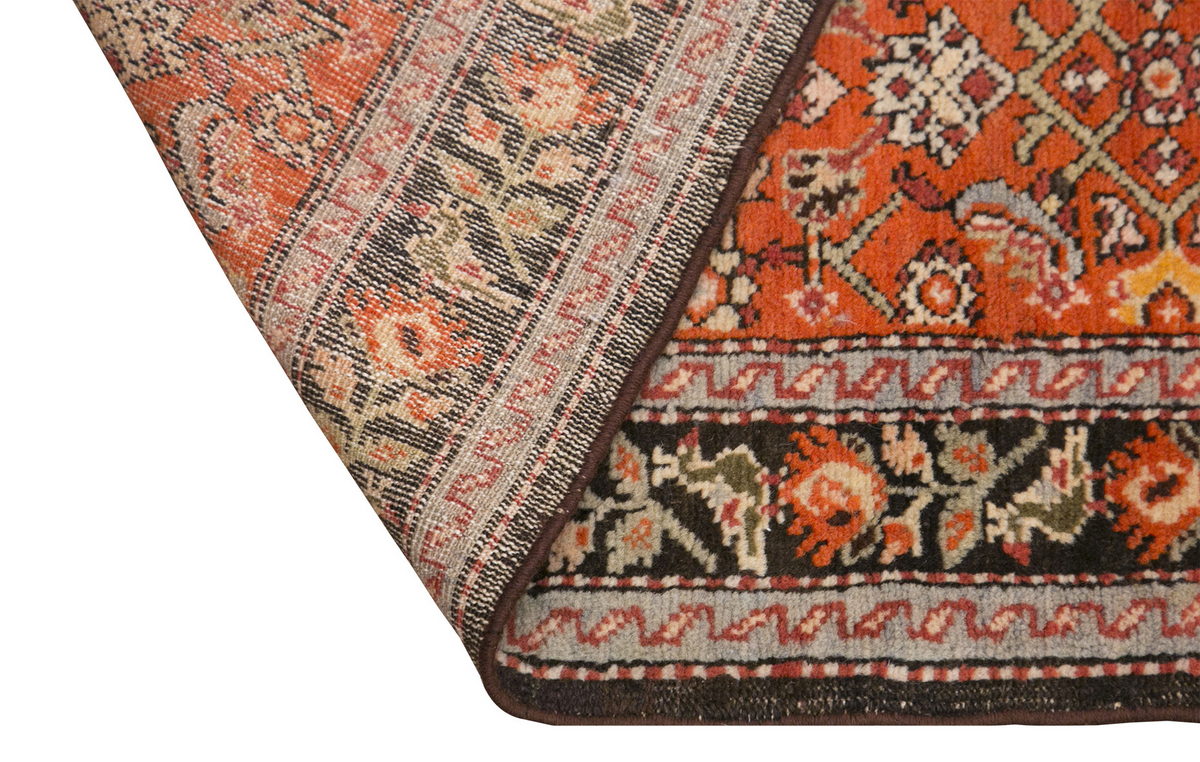 Vintage Rug Runner, 3'3x15'5  feet & 100 x 470 cm
