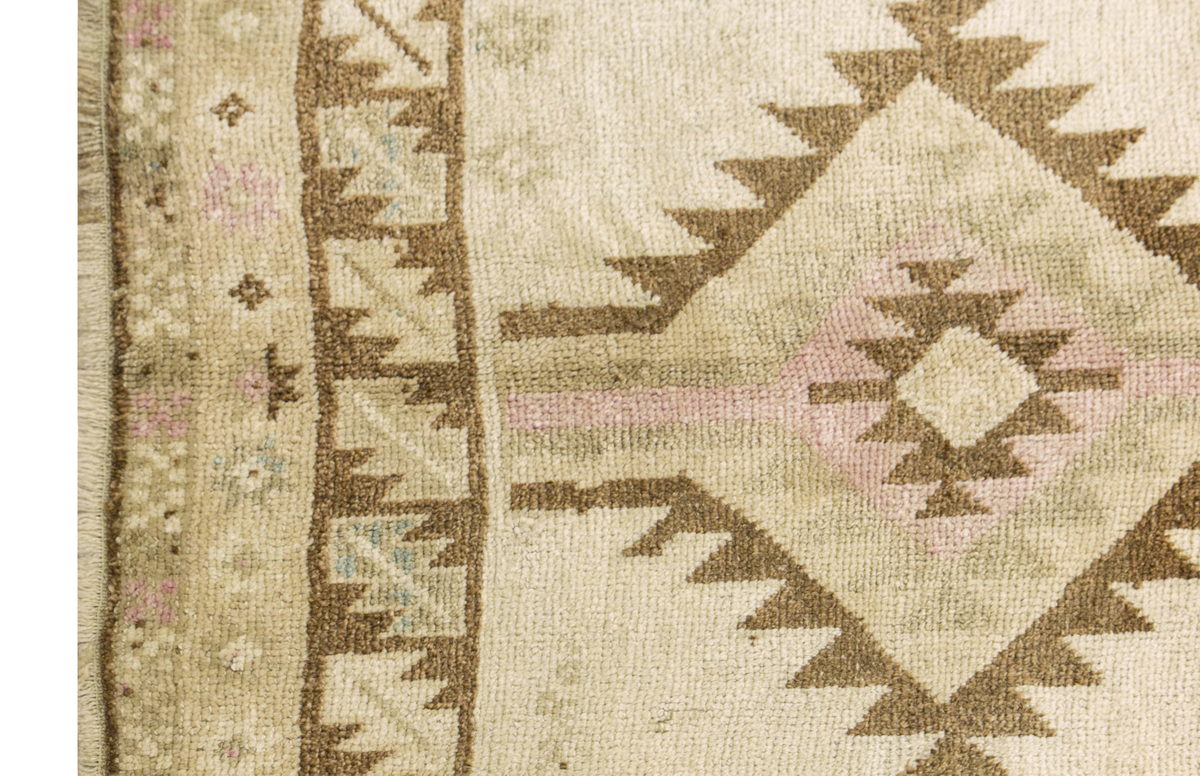 Vintage Rug Runner,Floor Oushak Rug, 5'2 x 13 feet & 157 x 398 cm