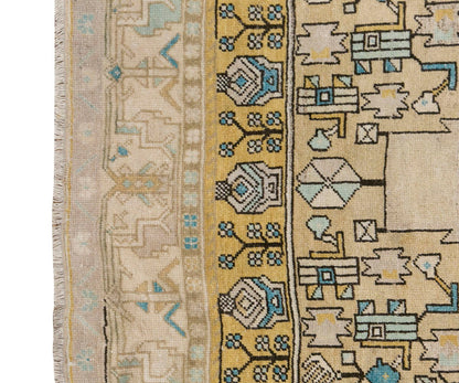 Vintage Rug,Turkish Rug, 4 x 8'7 feet / 124 x 262 cm