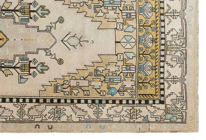 Vintage Rug,Turkish Rug, 4 x 8'7 feet / 124 x 262 cm