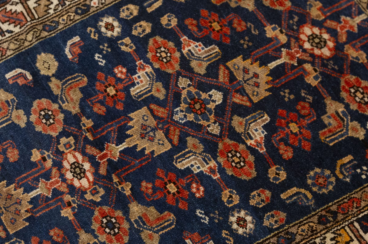 Vintage Rug,Turkish Rug 3'7 x 5'6 feet / 108 x 168 cm