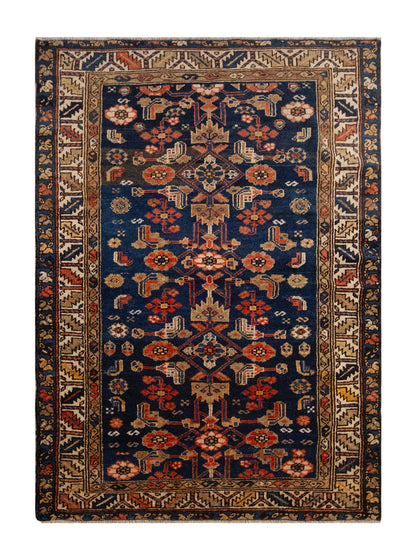 Vintage Rug,Turkish Rug 3'7 x 5'6 feet / 108 x 168 cm