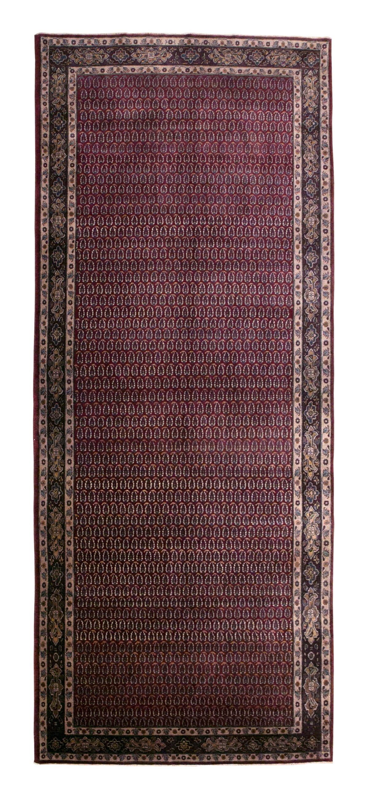 Vintage Runner Rug,  4'7" x 11'6" feet / 140 x 350 cm