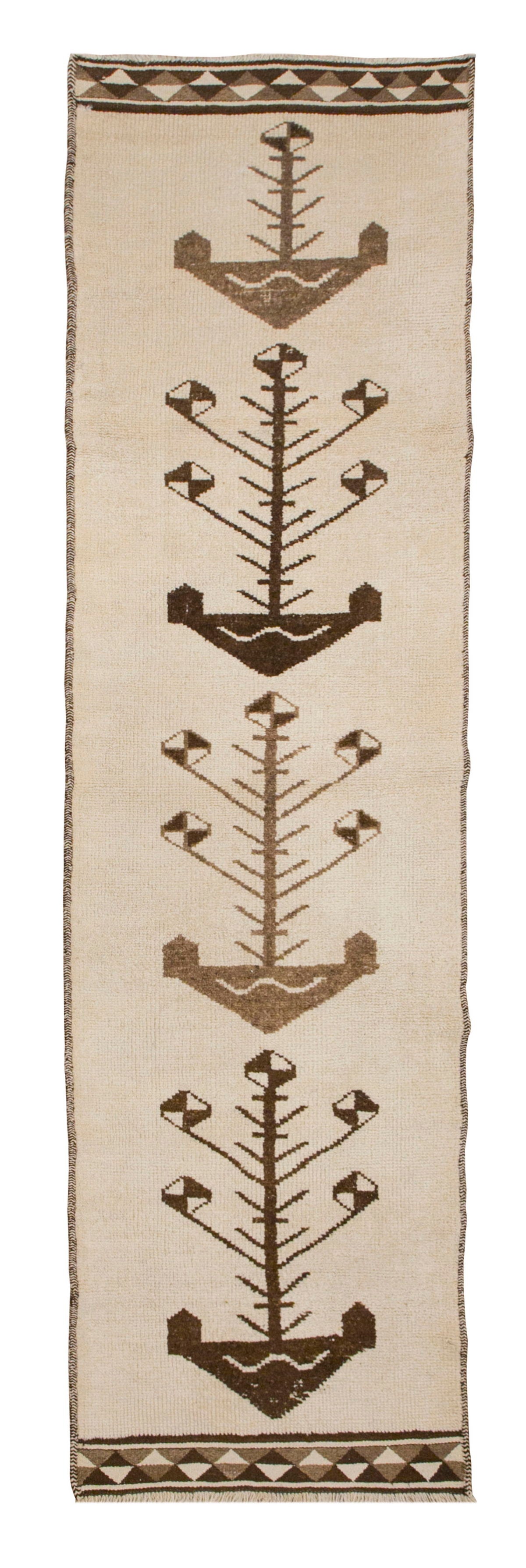 Vintage Runner Rug 3'3 x 12'2 feet  100 x 372 cm