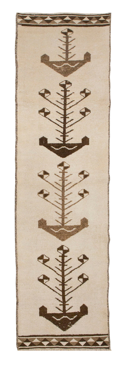 Vintage Runner Rug 3'3 x 12'2 feet  100 x 372 cm