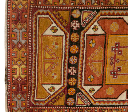 Vintage Runner Rug 3'3 x 9 feet  98 x 270 cm