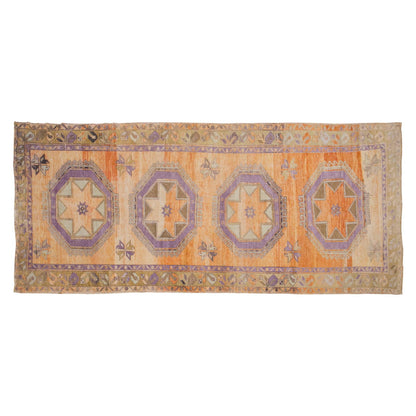 Vintage Runner Rug 5 x 12'7 feet 149 x 383 cm