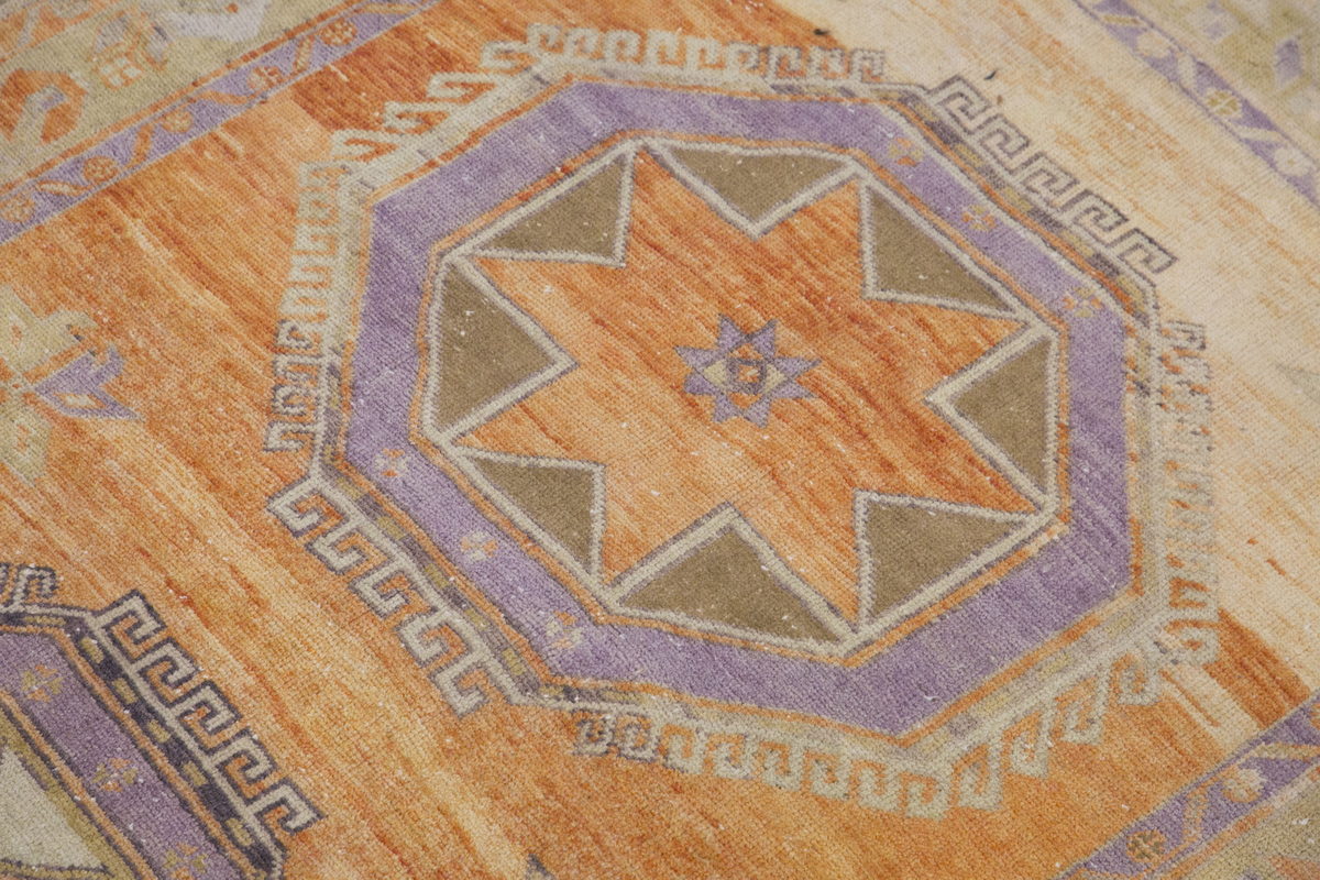 Vintage Runner Rug 5 x 12'7 feet 149 x 383 cm