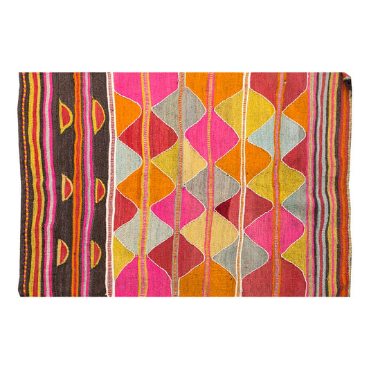Vintage Taurus Rug, 2.9 x 4.3 ft, 86 x 130 cm