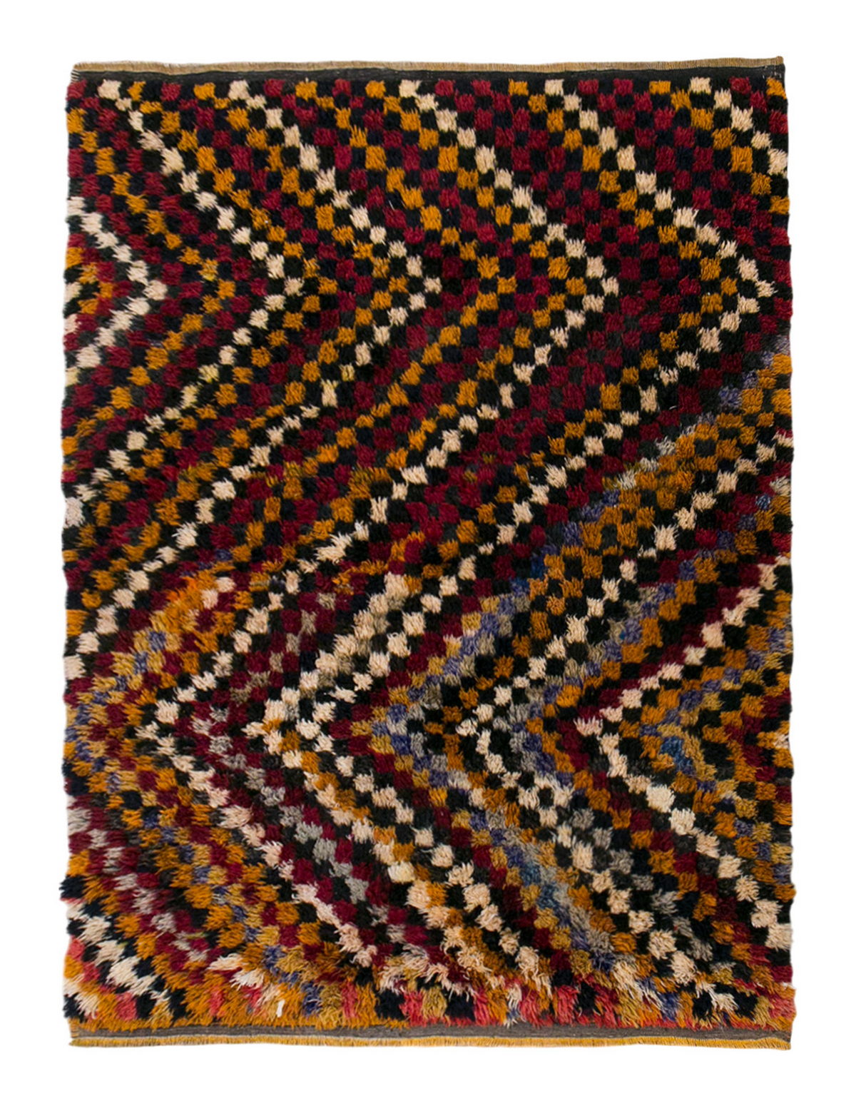 Vintage Tulu Rug – 6'0" x 7'0" (182 x 214 cm)