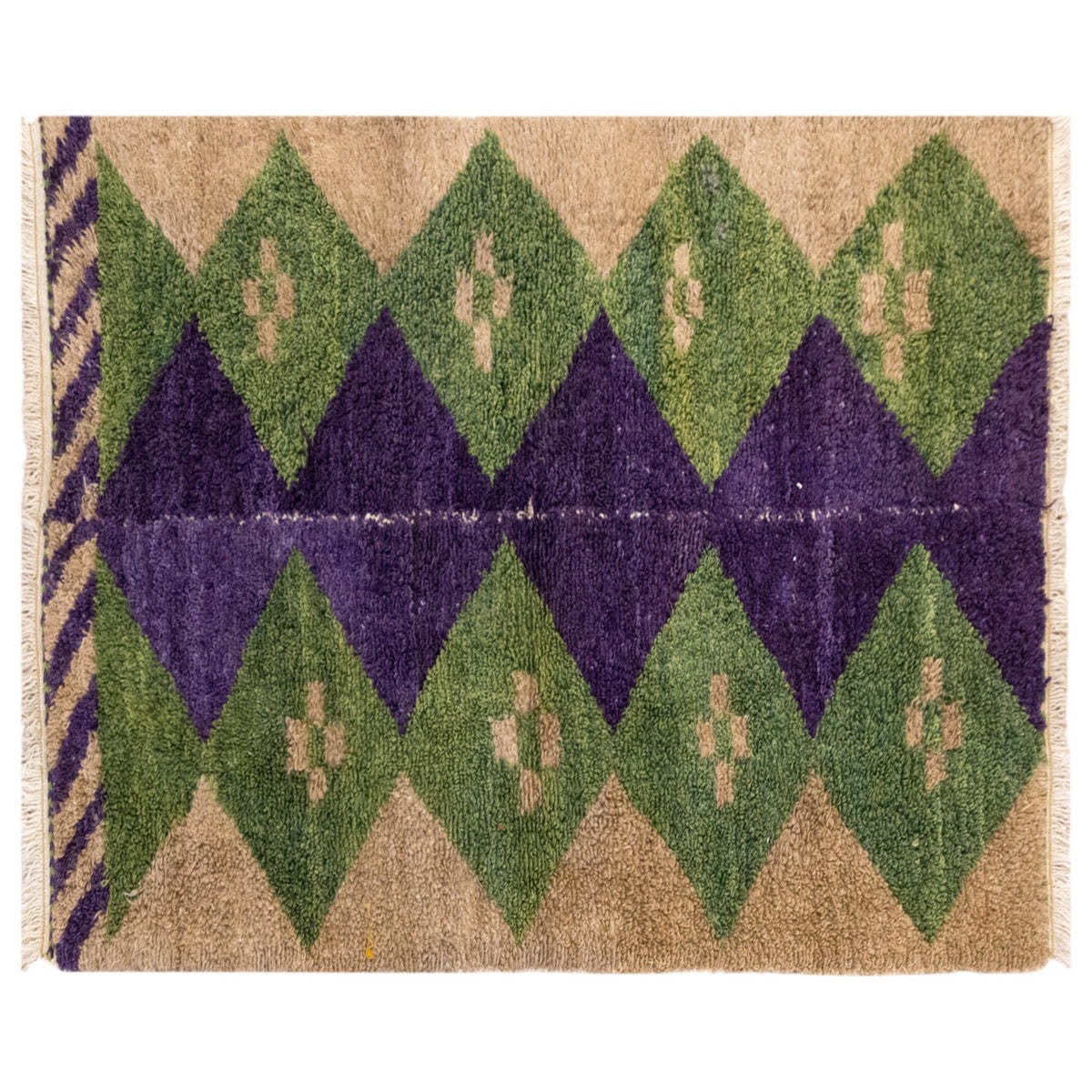 Vintage Tulu Rug, 3.28 × 4.53 ft / 100 x 138 cm