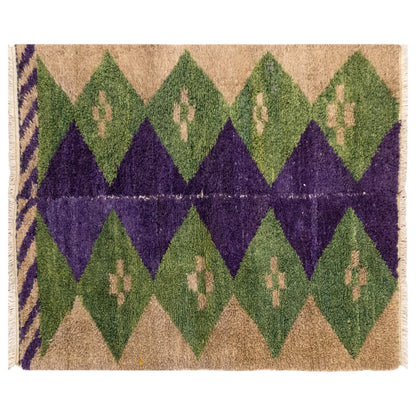 Vintage Tulu Rug, 3.28 × 4.53 ft / 100 x 138 cm