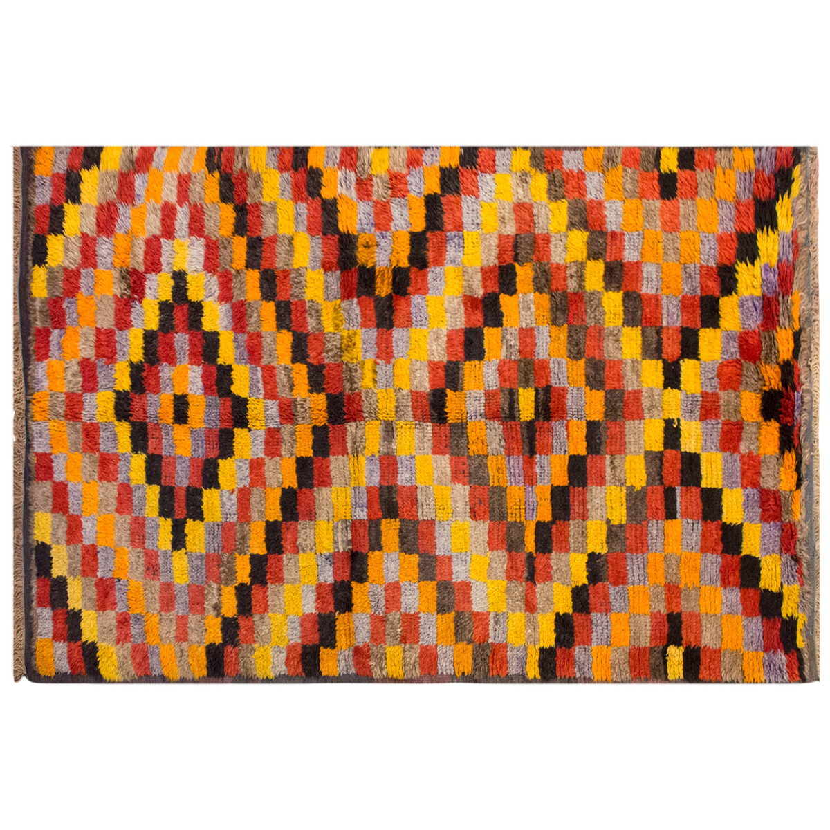 Vintage Tulu Rug, 3.90 × 7.35 ft / 119 x 224 cm