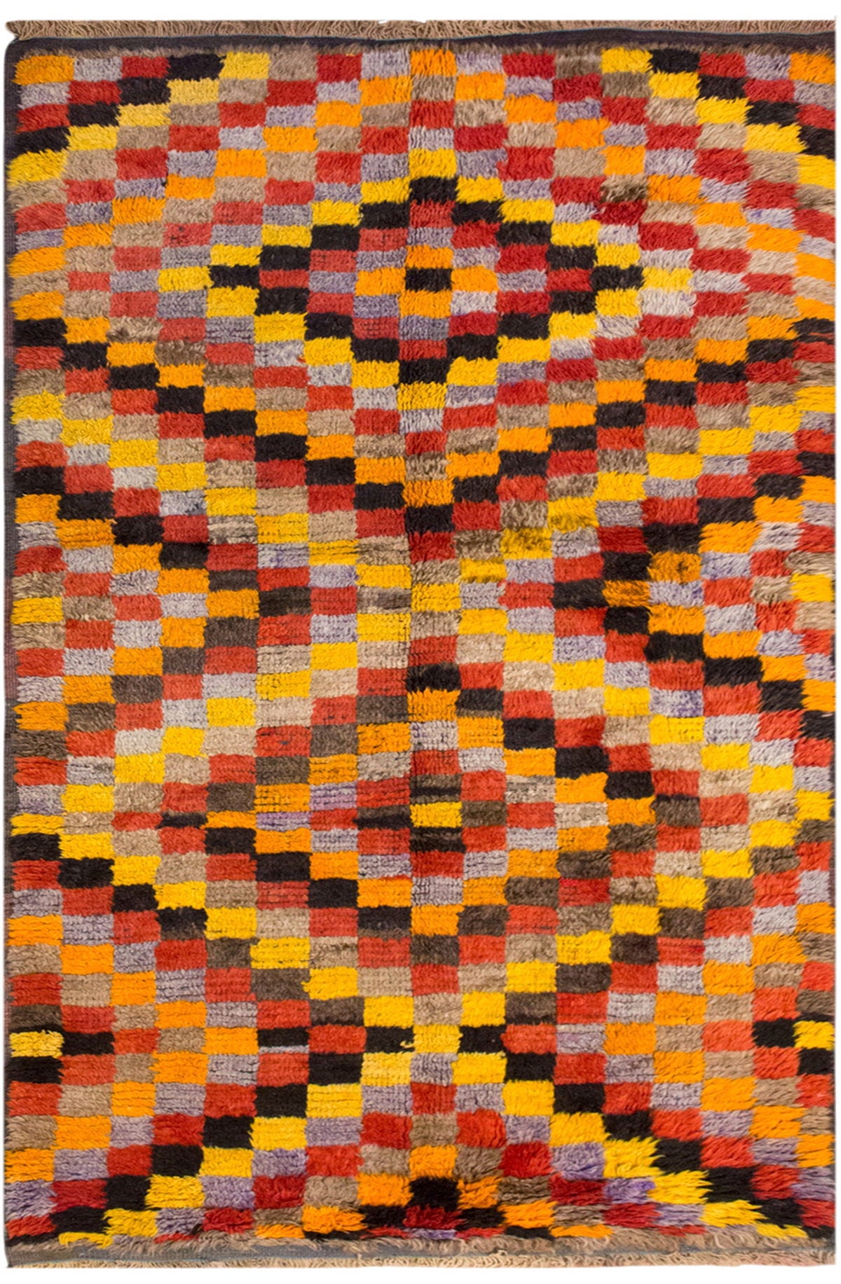Vintage Tulu Rug, 3.90 × 7.35 ft / 119 x 224 cm