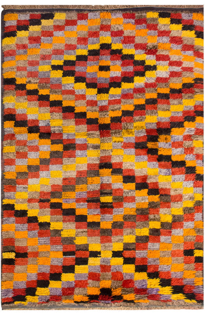 Vintage Tulu Rug, 3.90 × 7.35 ft / 119 x 224 cm