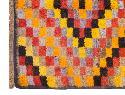 Vintage Tulu Rug, 3.90 × 7.35 ft / 119 x 224 cm