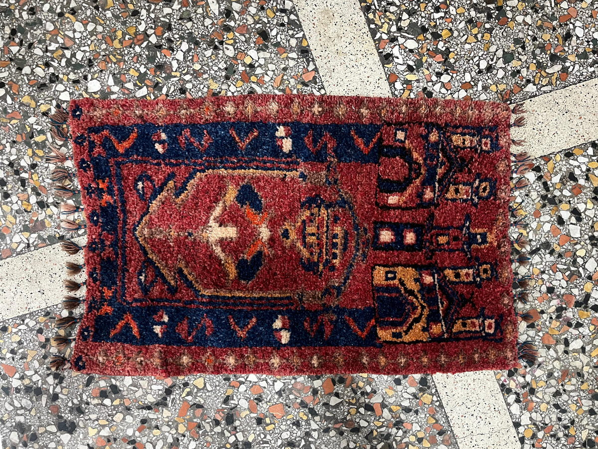 Vintage Tulu Rug, 75x110 cm / 2.6x3.7 feet