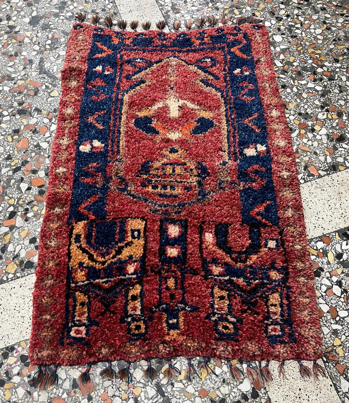 Vintage Tulu Rug, 75x110 cm / 2.6x3.7 feet
