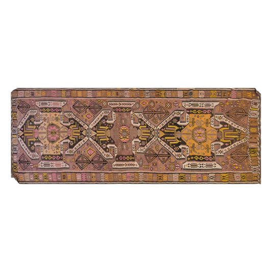 Vintage Turkish Kars Kilim – 135 x 395 cm / 6.4 x 13 ft