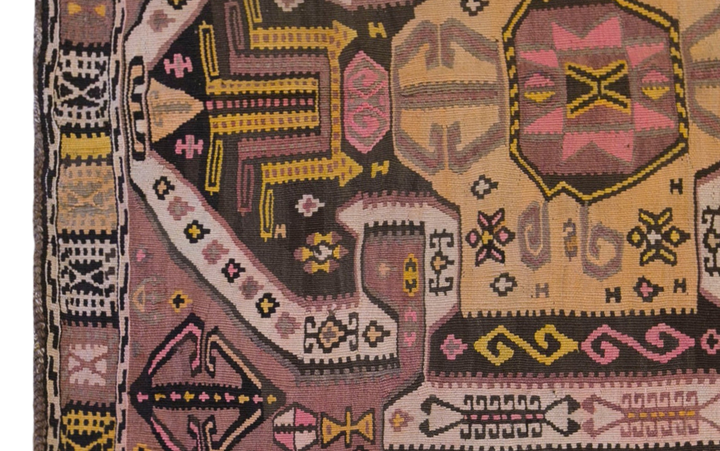 Vintage Turkish Kars Kilim – 135 x 395 cm / 6.4 x 13 ft