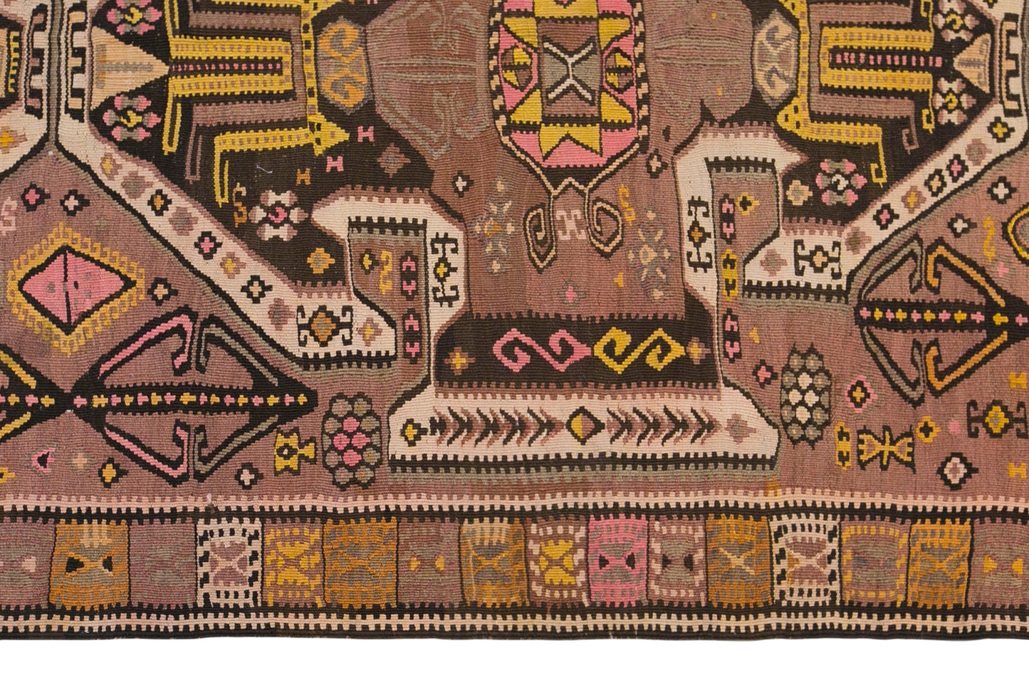 Vintage Turkish Kars Kilim – 135 x 395 cm / 6.4 x 13 ft