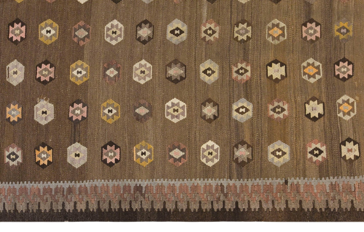 Vintage Turkish Kars Kilim – 150 x 320 cm (4.9 x 10.5 ft)