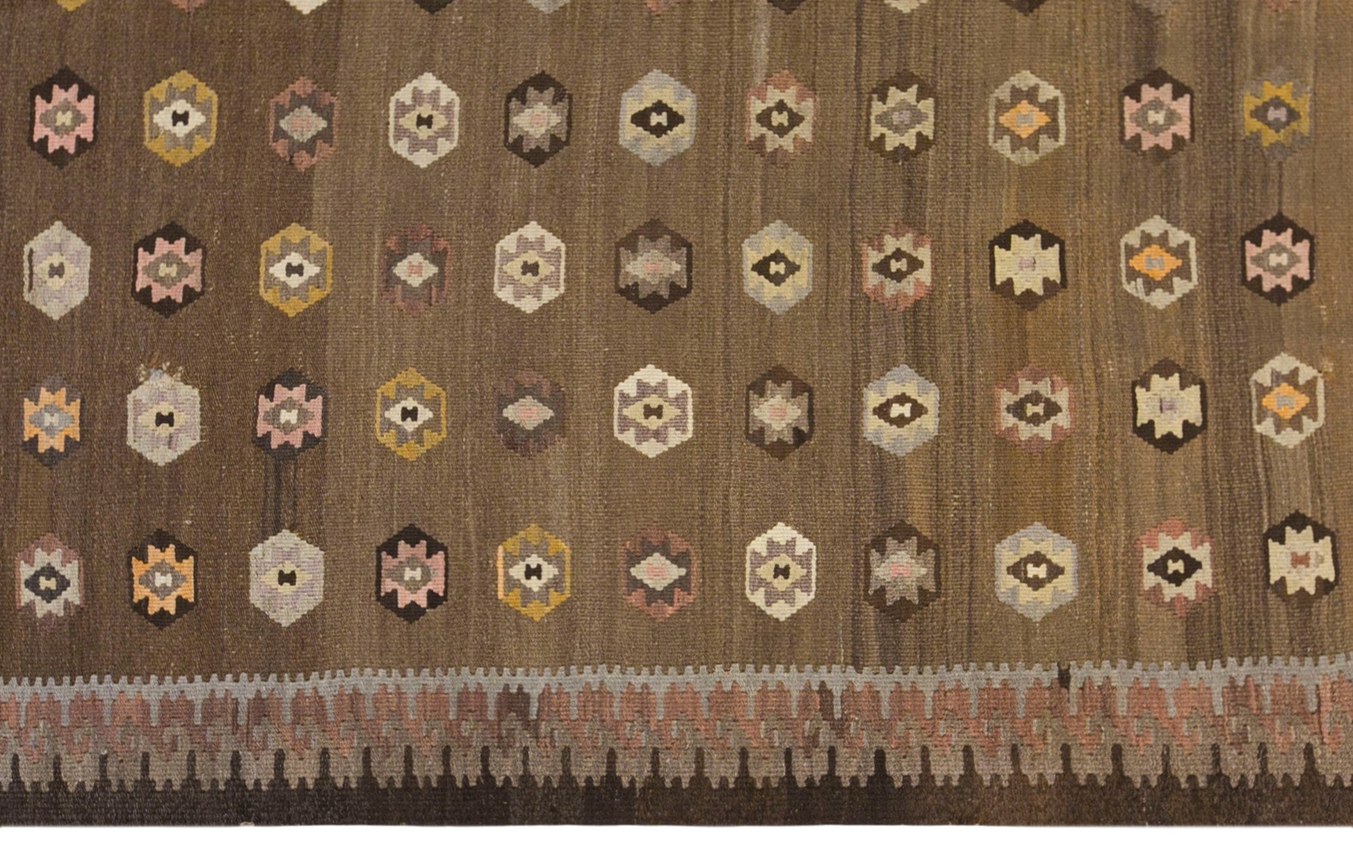 Vintage Turkish Kars Kilim – 150 x 320 cm (4.9 x 10.5 ft)