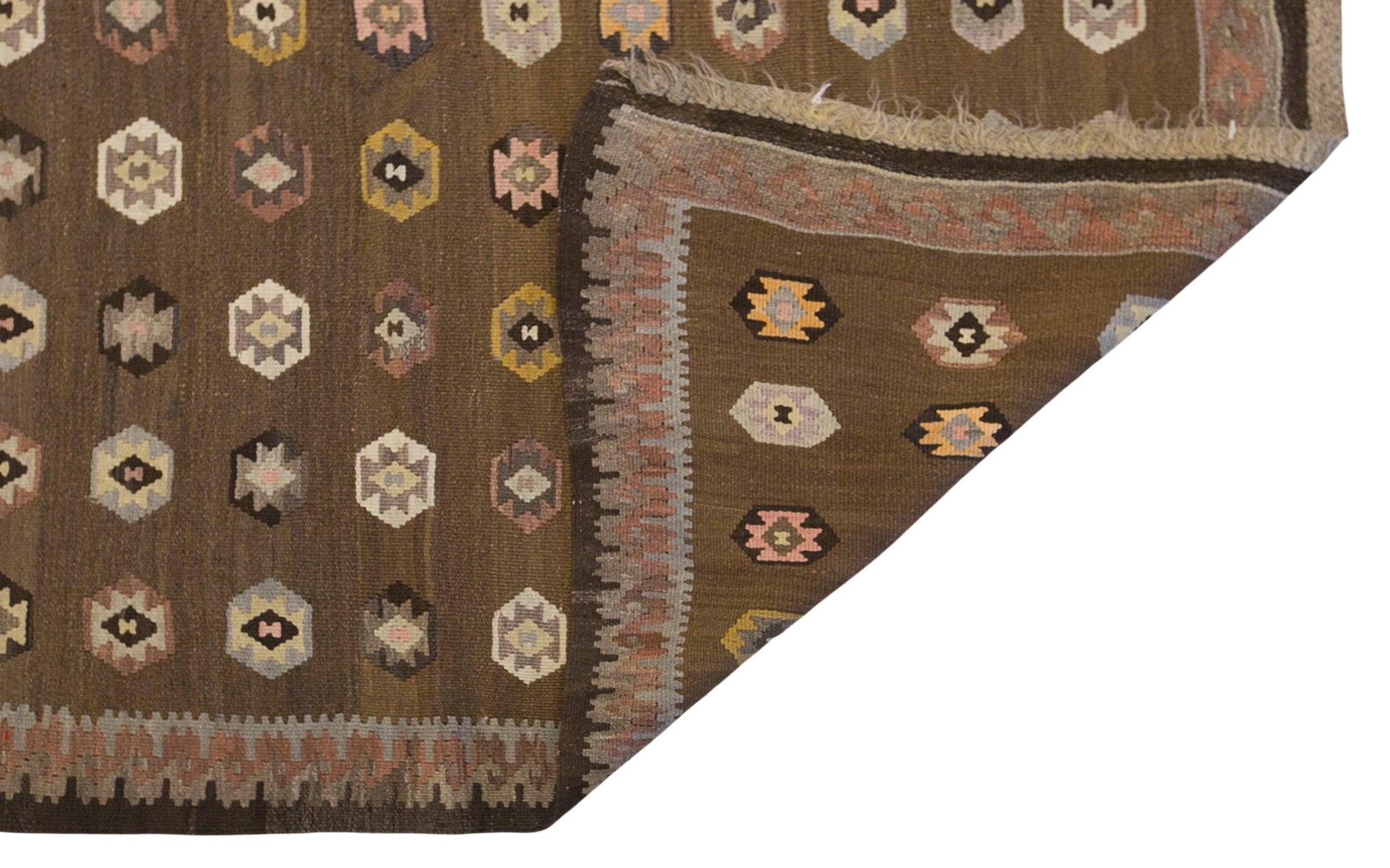 Vintage Turkish Kars Kilim – 150 x 320 cm (4.9 x 10.5 ft)
