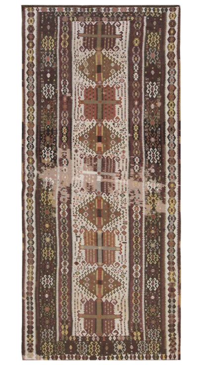 Vintage Turkish Kars Kilim – 152 x 345 cm / 5 x 11.3 ft