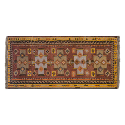 Vintage Turkish Kars Kilim – 155 x 380 cm (5.1 x 12.5 ft)