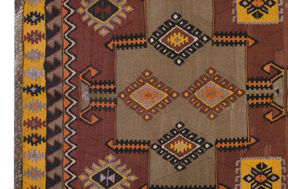 Vintage Turkish Kars Kilim – 155 x 380 cm (5.1 x 12.5 ft)