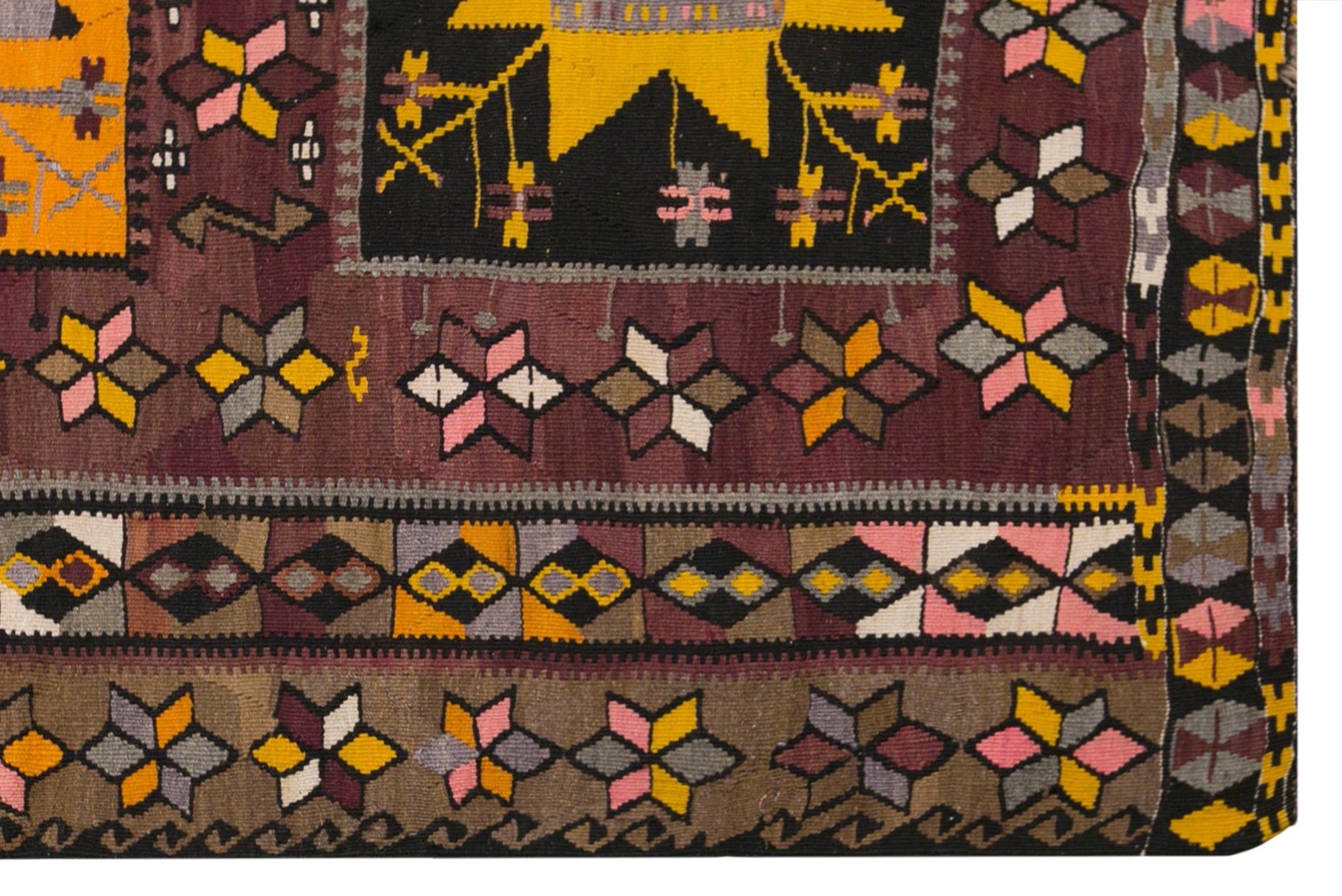 Vintage Turkish Kars Kilim – 162 x 450 cm / 5.3 x 14.8 ft