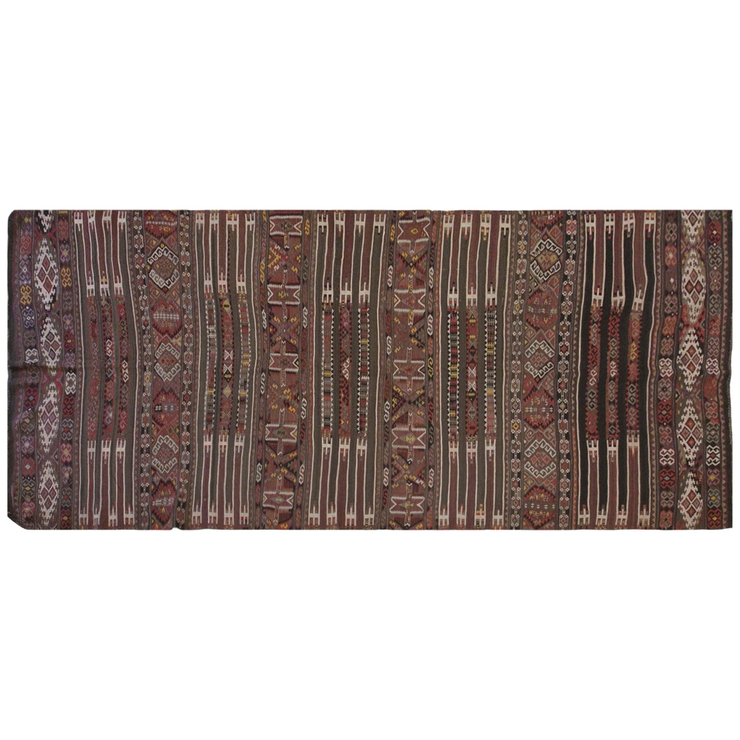 Vintage Turkish Kars Kilim – 165 x 450 cm / 5.4 x 14.8 ft