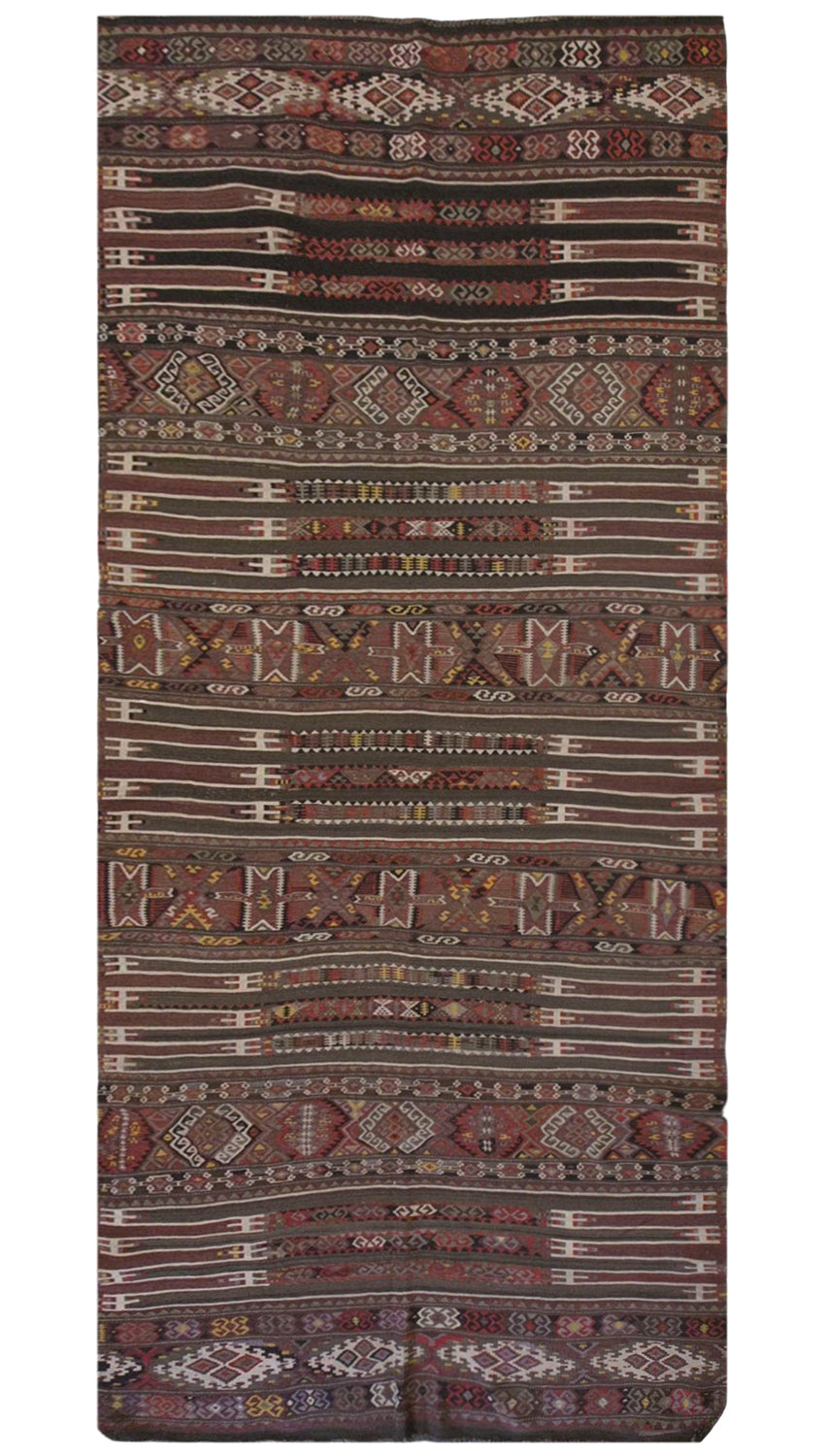 Vintage Turkish Kars Kilim – 165 x 450 cm / 5.4 x 14.8 ft