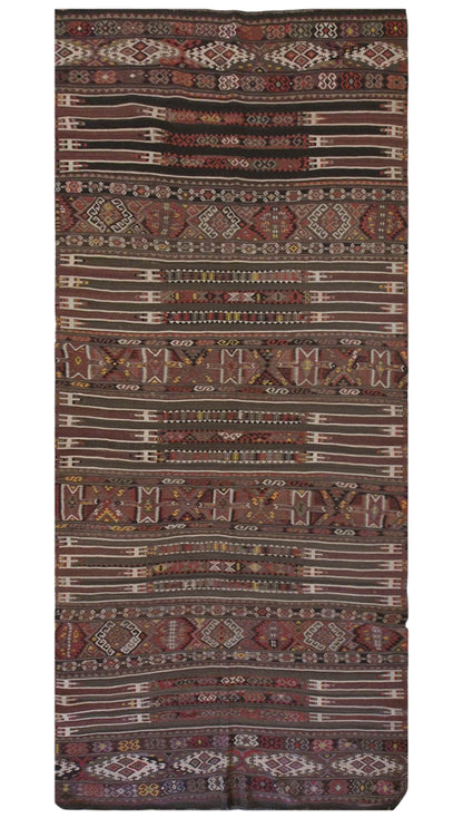 Vintage Turkish Kars Kilim – 165 x 450 cm / 5.4 x 14.8 ft