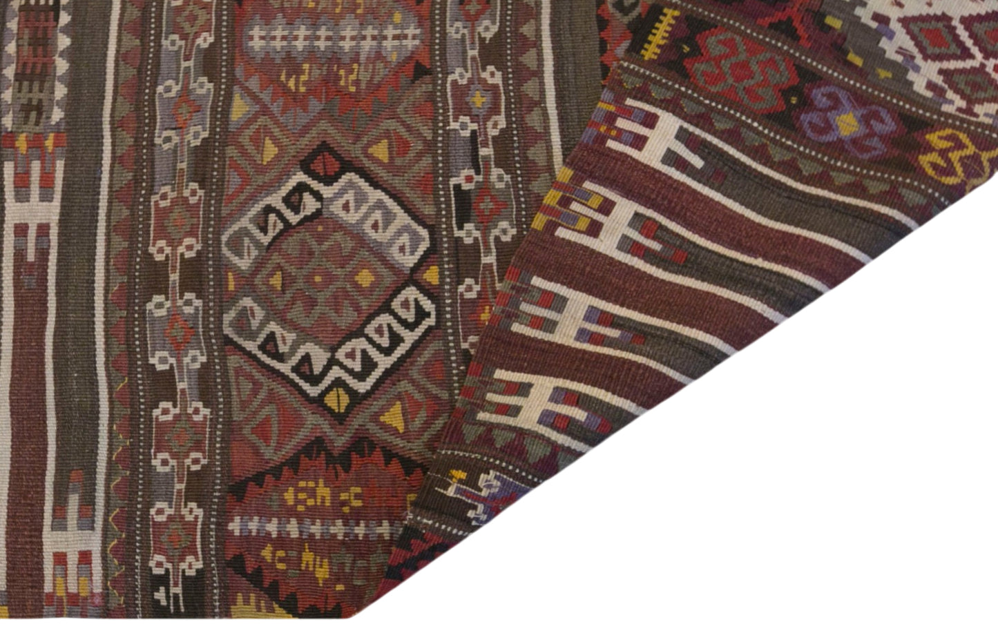 Vintage Turkish Kars Kilim – 165 x 450 cm / 5.4 x 14.8 ft